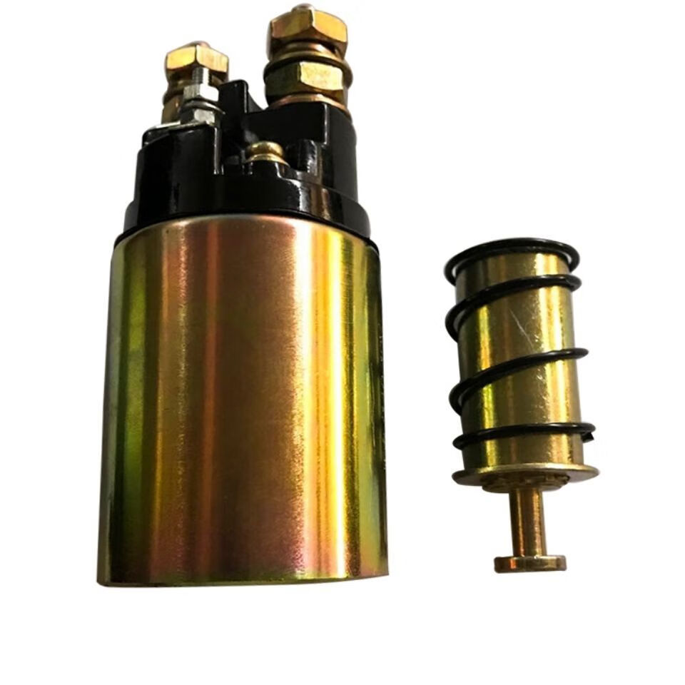 减速起动机配件农用车马达电磁开关吸力包12v24v磁力开关纯铜24v粗
