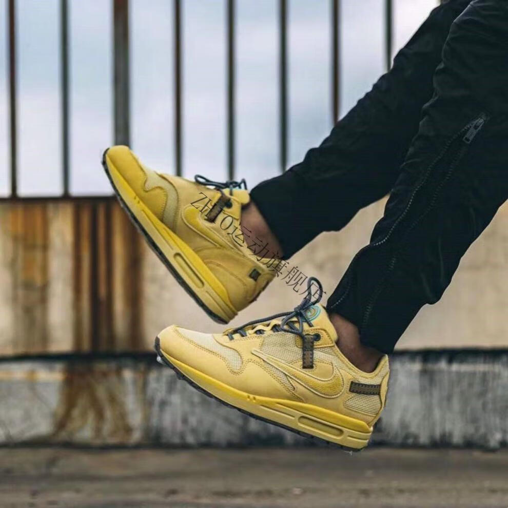 【公司级】【纯原版】新品travis scott max1倒钩ts联名卡其棕小麦色