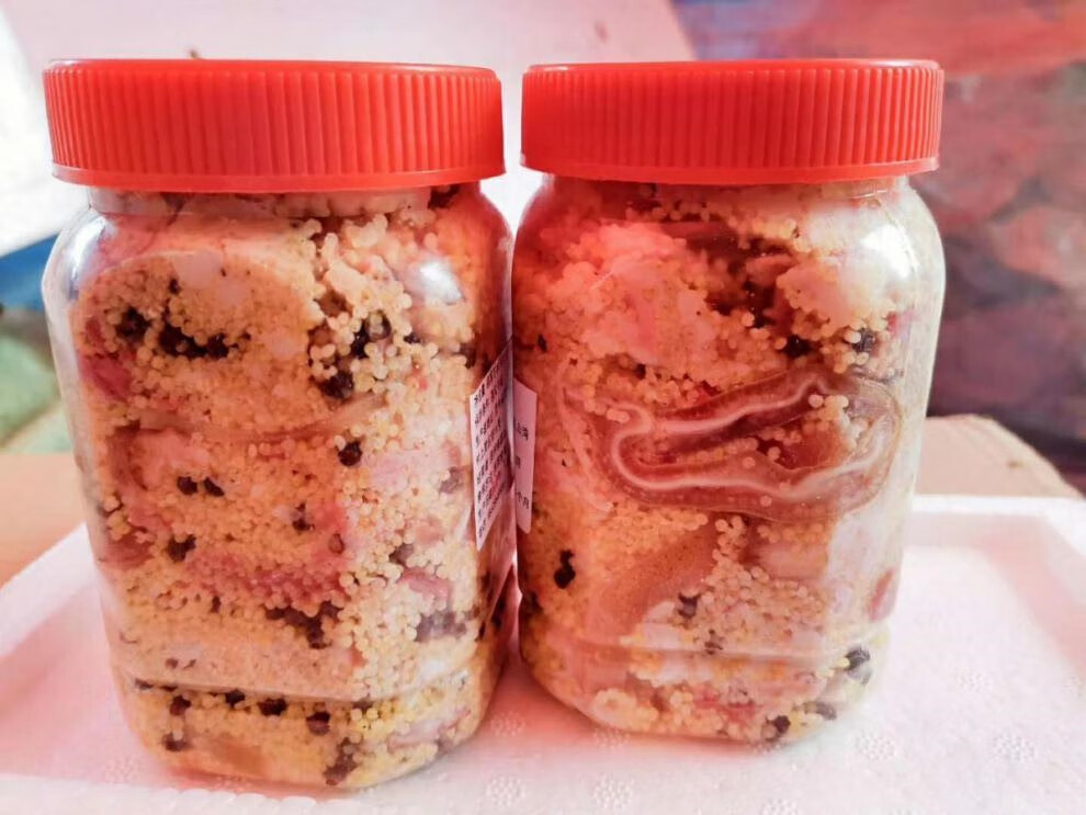 贵州酸肉小莫家荔波土特产农家腌制酸肉1瓶500克装10月18日发完500g