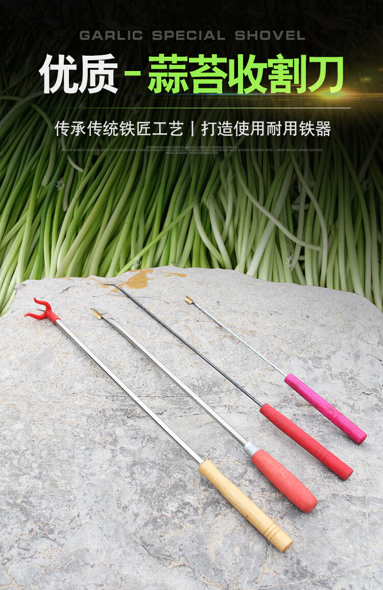 蒜薹收割工具蒜薹刀扎蒜苔工具蒜苔针大蒜地膜抠眼抠孔抽蒜苔刀郦狼 3