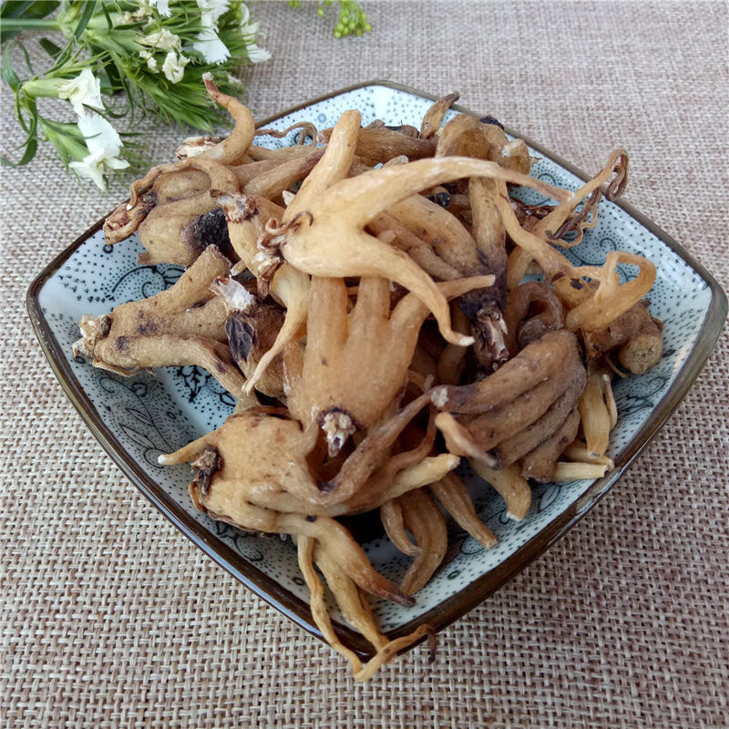 精选手掌参野生正宗西藏特产手儿参佛手参干特级中药材五指参 250g