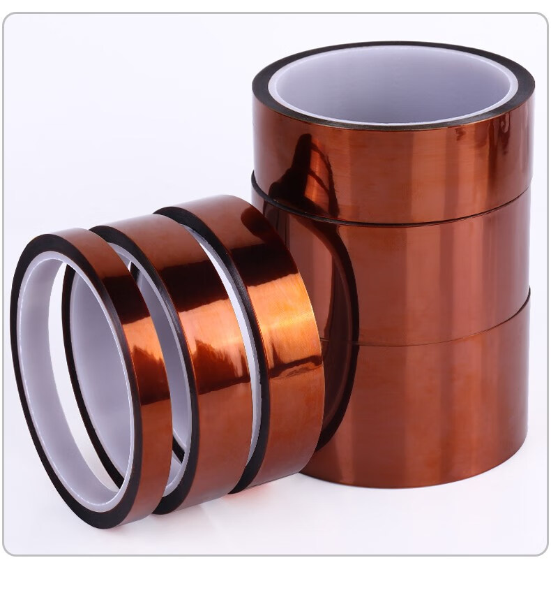 金手指茶色耐高温胶带耐热280度转印3d打印聚酰亚胺绝缘胶纸线路包扎