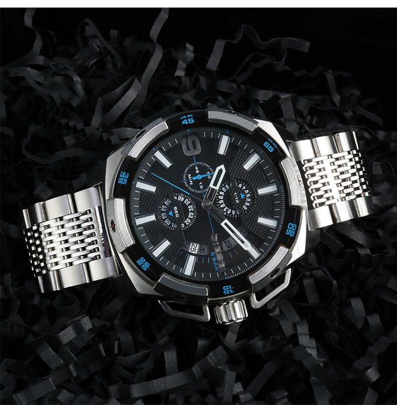 老皮匠适用迪赛表带police精钢男手表带dz7395dz7313diesel大表盘表链