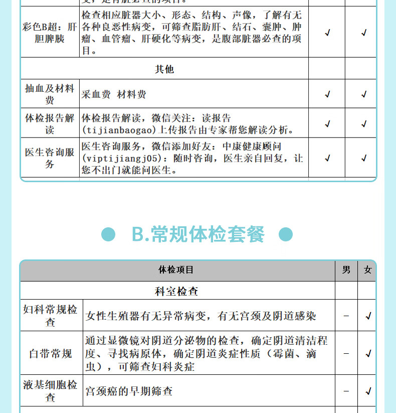 入职体检常规五项图片