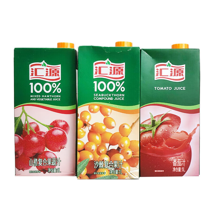 汇源橙汁饮品1000ml*12盒浓缩果汁饮料汇源聚餐早代餐懒人果蔬汁 浅