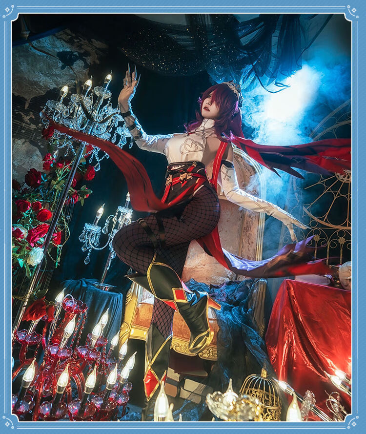 赛瑟达现货原神cos服修女罗莎莉亚cos服旗袍cosplay服装御姐风女 c服