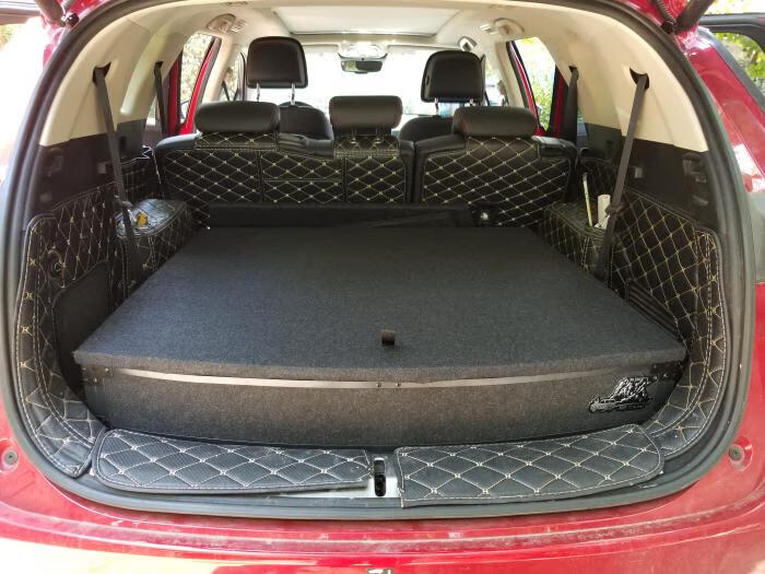 适用于比亚迪 唐二代 唐dm 床车改装 后备箱多功能储物箱 车魔盒定制