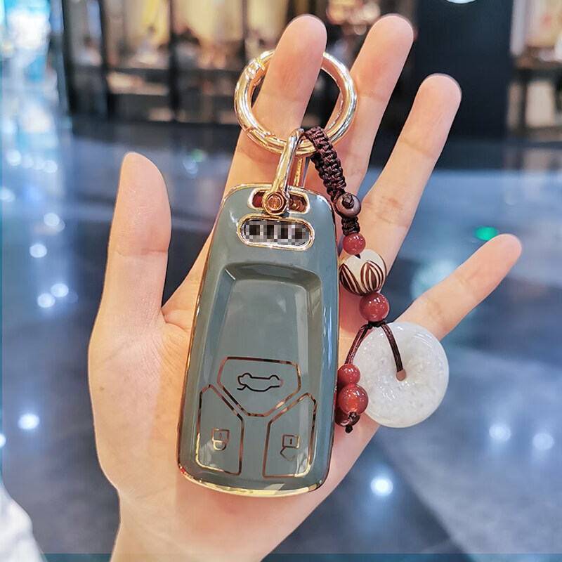 2022冰雪吉祥物奥迪钥匙套女士新a4la6a5q7q5la7a8lrs4保护壳车钥匙