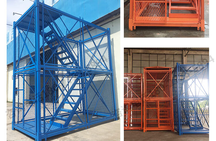 定制安全爬梯 组合框架式梯笼 桥梁铁路基坑专用梯笼 施全梯笼 322型