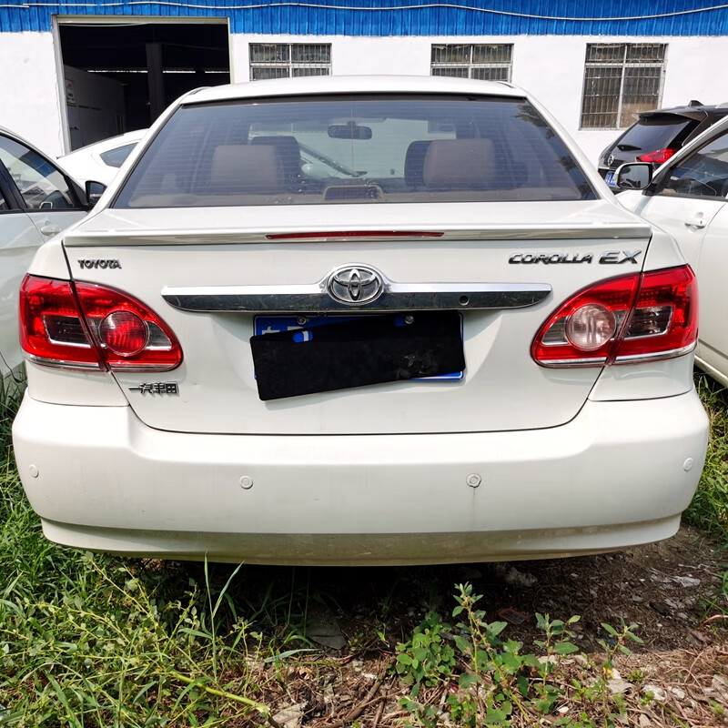 适用于2006-2015款丰田花冠尾翼花冠改装专用免打孔烤漆装饰顶翼定风