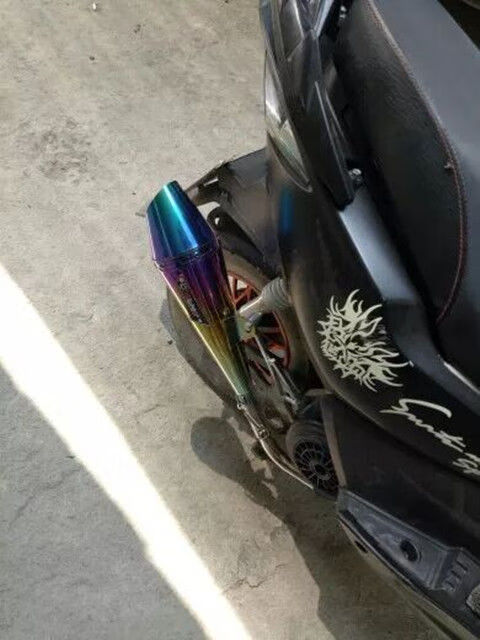 适用于鬼火排气管摩托车排气管改装踏板鬼火125炸街福喜战速天马行空