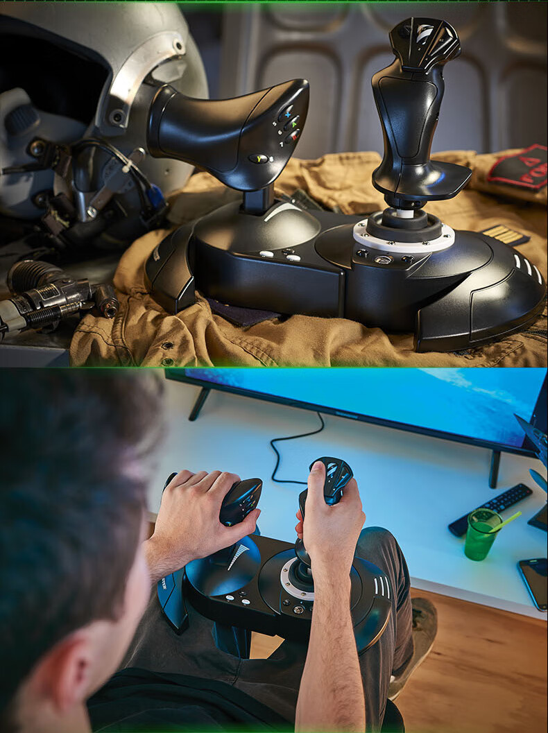 图马思特tflighthotasone飞行摇杆微软模拟飞行器hotasone飞行摇杆