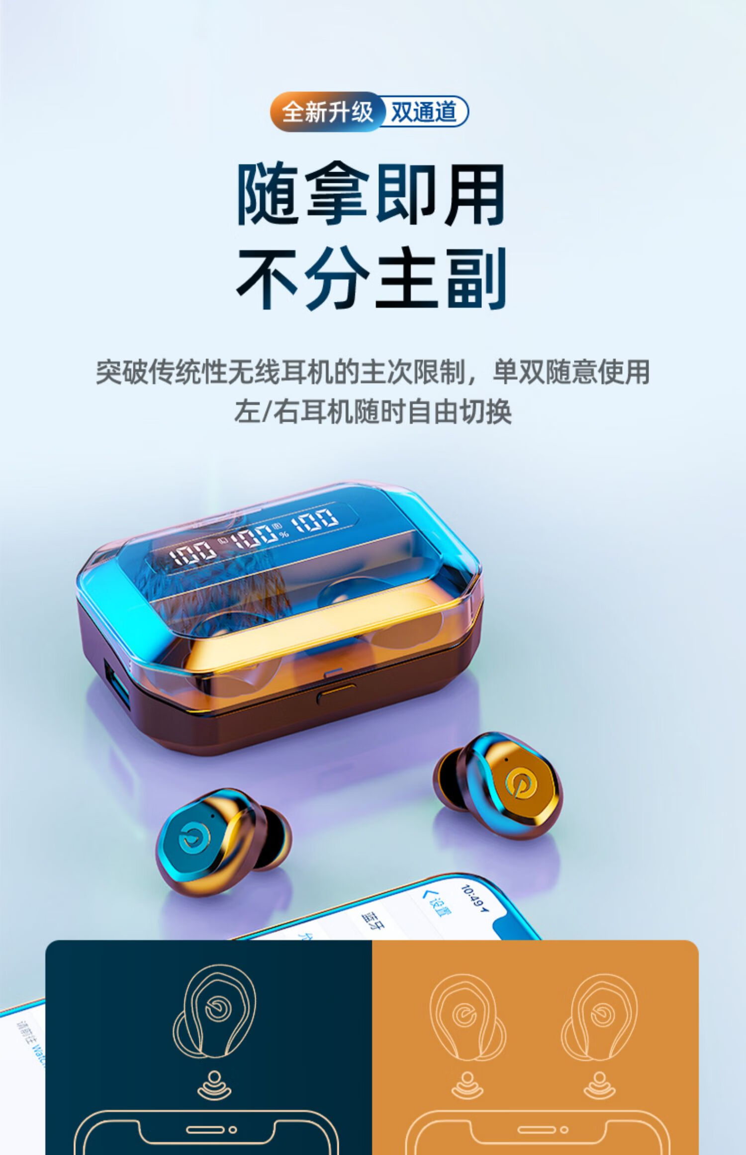 索尼(sony) 蓝牙耳机2022年新款无线tws双耳入耳式男女士款运 象牙白