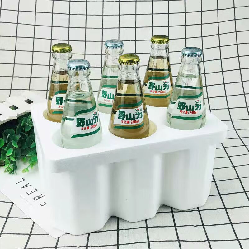 野山力汽水老柠檬汽水 饮料整箱网红怀旧儿时玻璃瓶带盖碳酸果味 茶