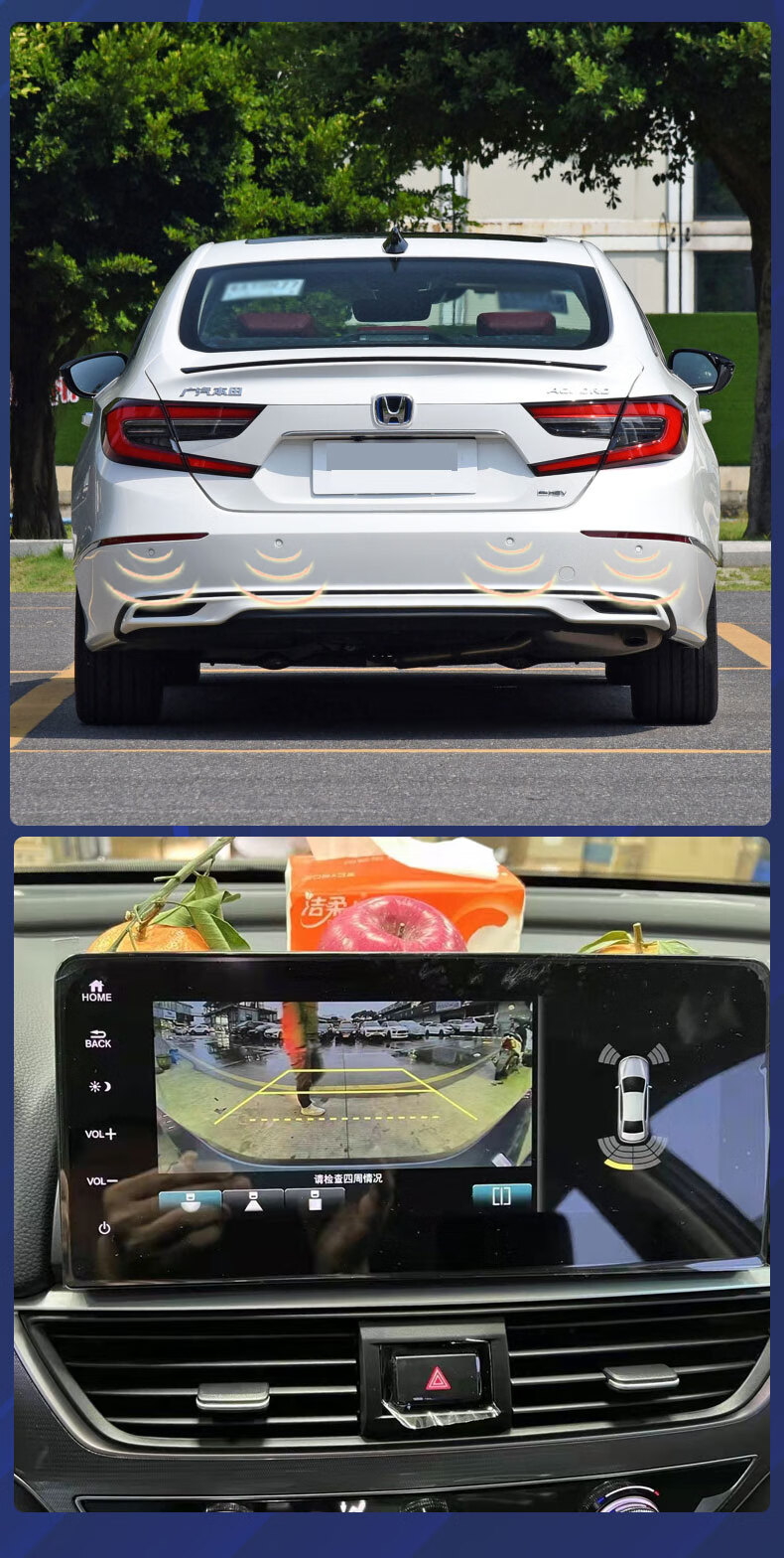 适用本田汽车原厂倒车雷达xrv缤智crv探头感应器前后语音报警距离