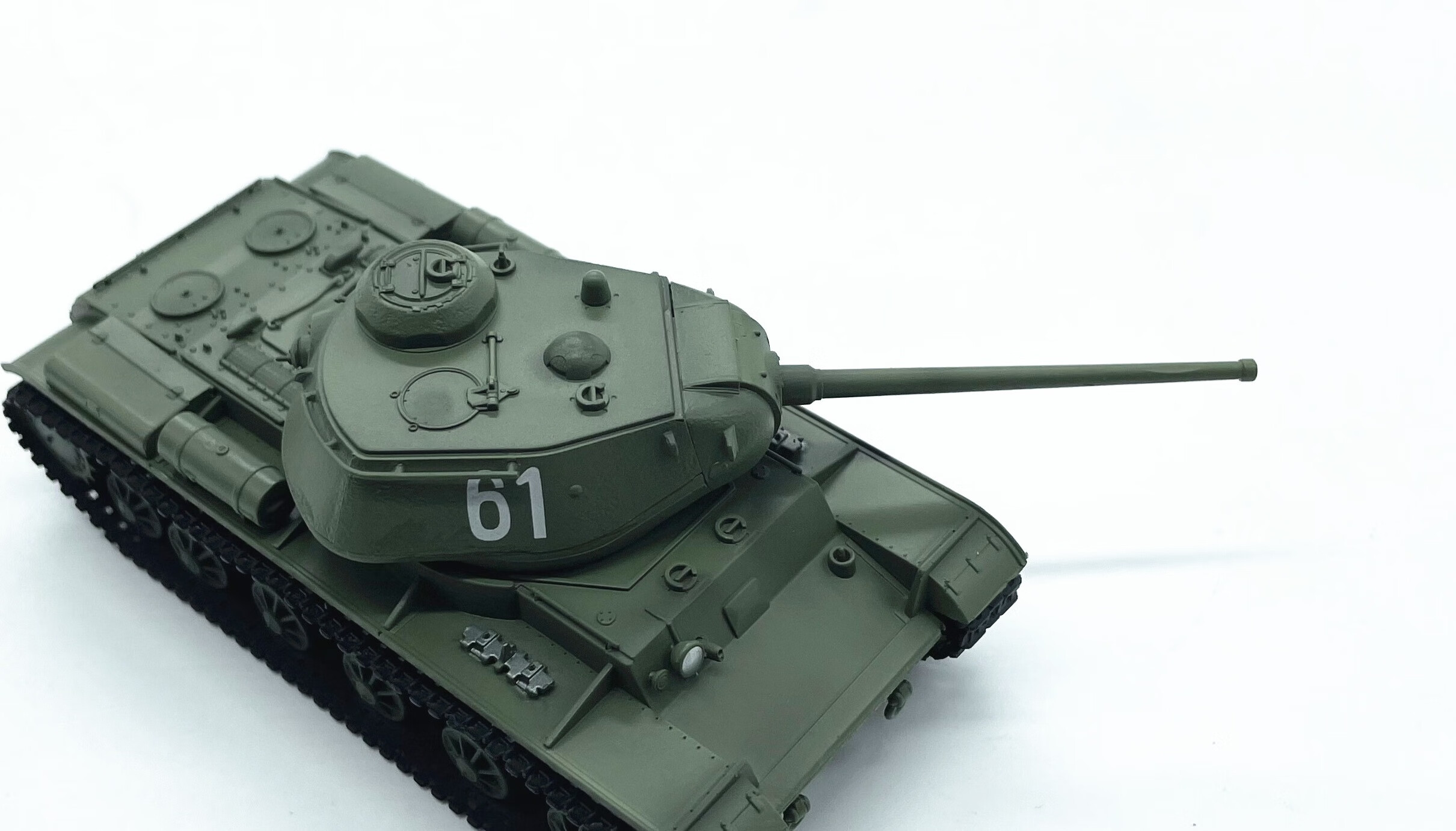 【官方优选】精品1:72苏联kv-85重型坦克模型白色61坦克世界小号手