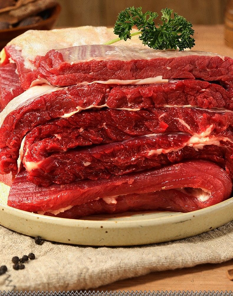 国产原切牛腩肉新鲜现杀生牛肉新鲜牛腩肉鲜活生鲜顺丰正宗黄牛腩 新