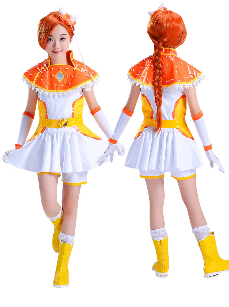 舞法天女衣服手变身包朵法拉服装拉缇小善的裙子女魔法cos服紫色包包