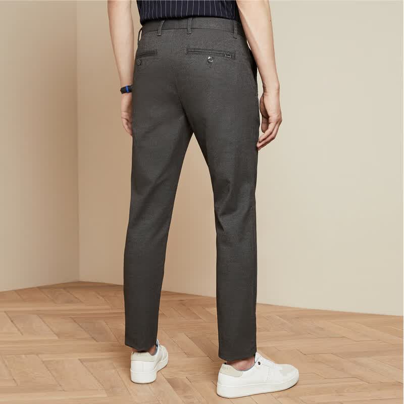 tedbaker男士纯色西装裤子烟管裤炭灰色30