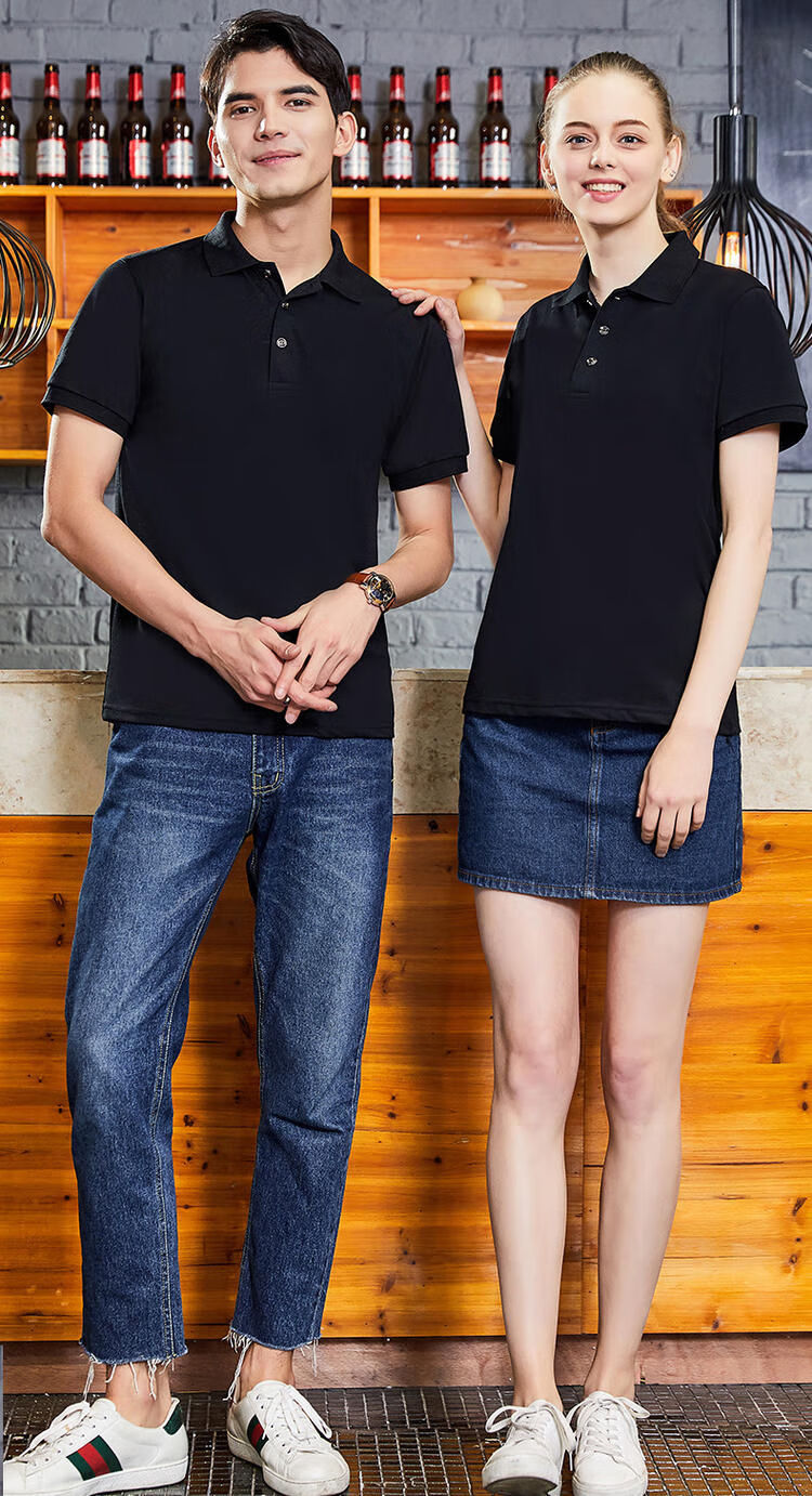 2020新款公鸡polo衫男女休闲运动t恤男士夏季宽松翻领法国大公鸡短袖