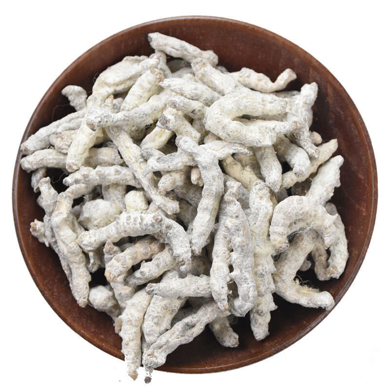 有仁堂麸炒僵蚕中药白僵蚕中药材炙天虫熟疆虫无硫七子白100g (一分钱