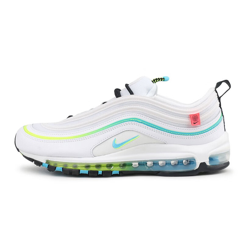 耐克(nike)air max 97男子子弹头运动气垫跑步鞋 dh1085 dm8588 白绿