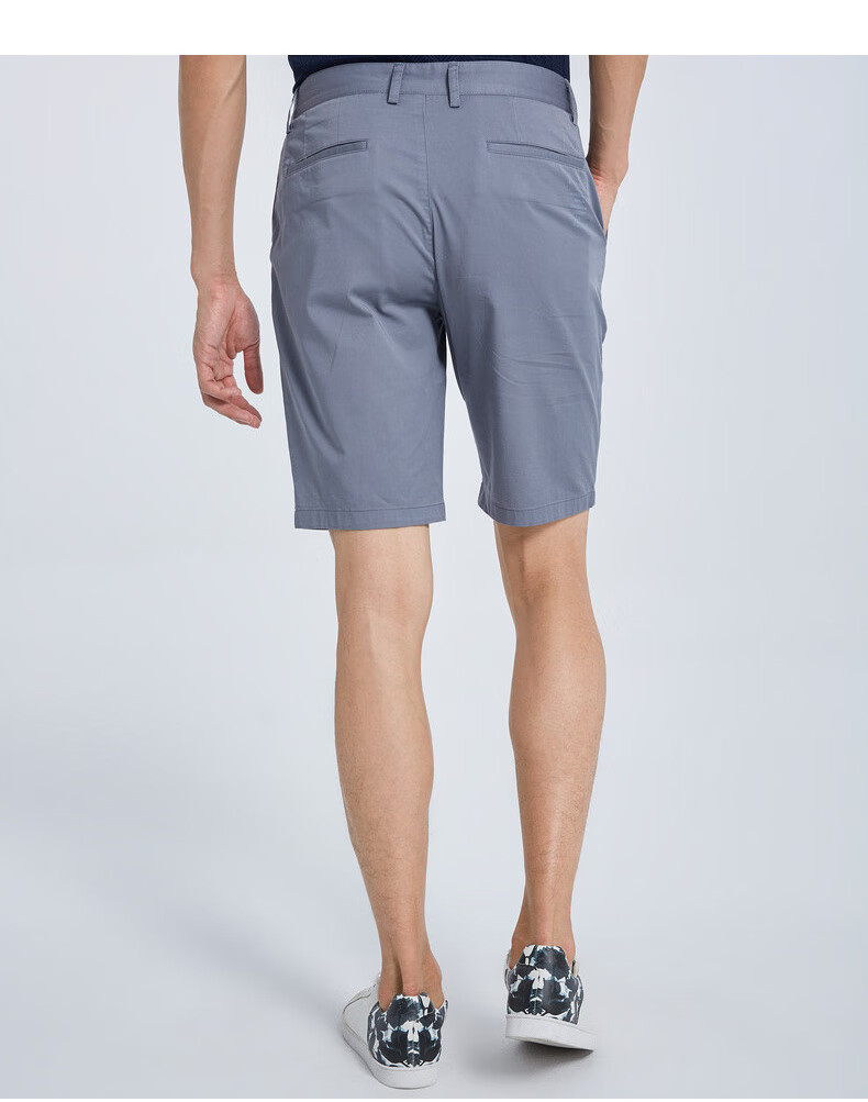 劲霸男装kboxing休闲短裤男夏季男士商务休闲五分裤fzca2571卡其37