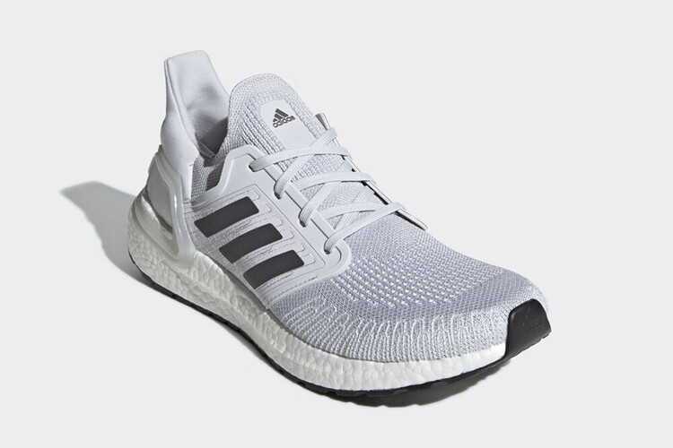 adidas阿迪达斯男女运动鞋ultraboost20ub20黑白马牌底缓震跑步鞋eg07