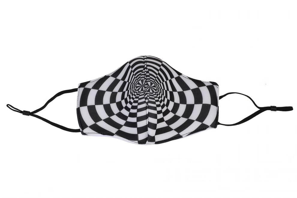 新品网红口罩原创新款街头嘻哈网红同款口罩个性潮人黑白对比男女潮牌