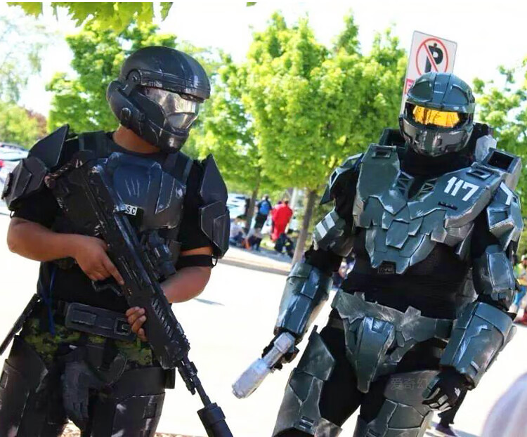 士官长cos服斯巴达黎明号士官长可穿戴头盔摆件全身盔甲手工eva模型