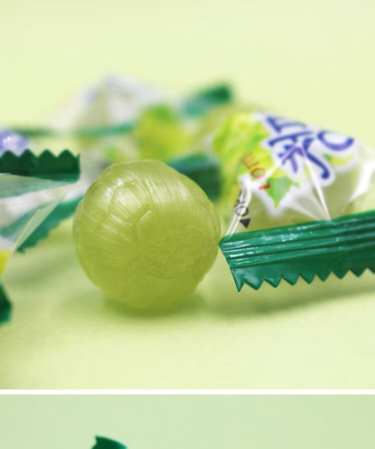 韩国进口绿葡萄味硬糖青葡萄糖果婚庆喜糖边伯贤网红零食青葡萄1袋