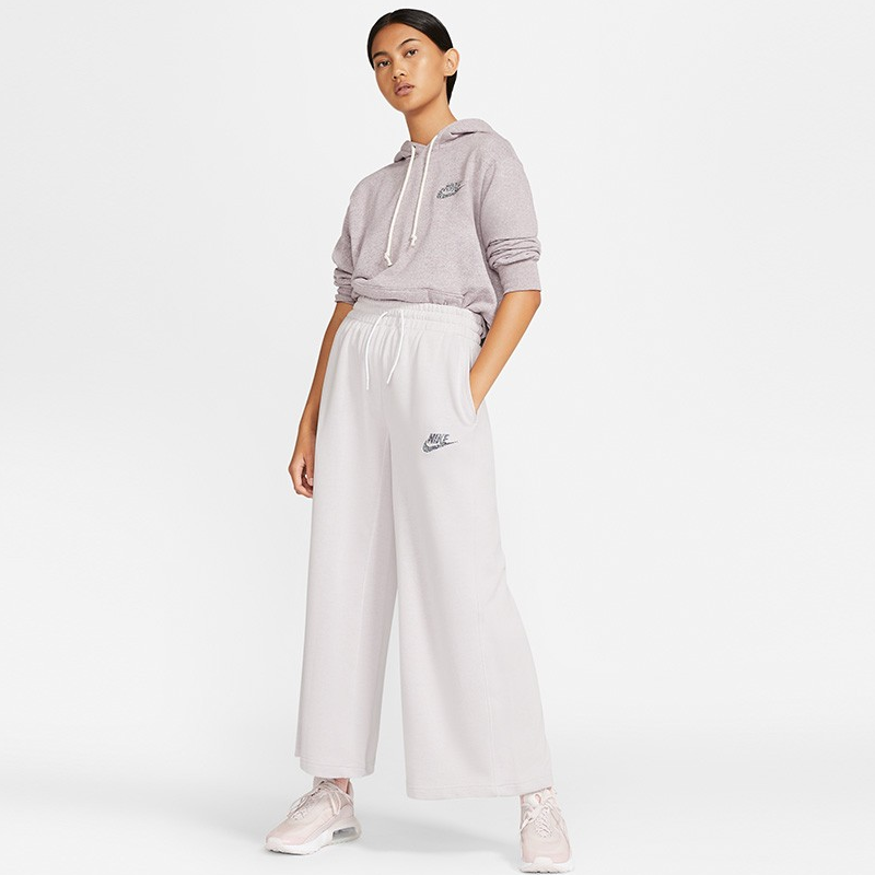 nike耐克女裤新款运动裤跑步训练健身舒适透气休闲针织宽松阔腿裤长裤