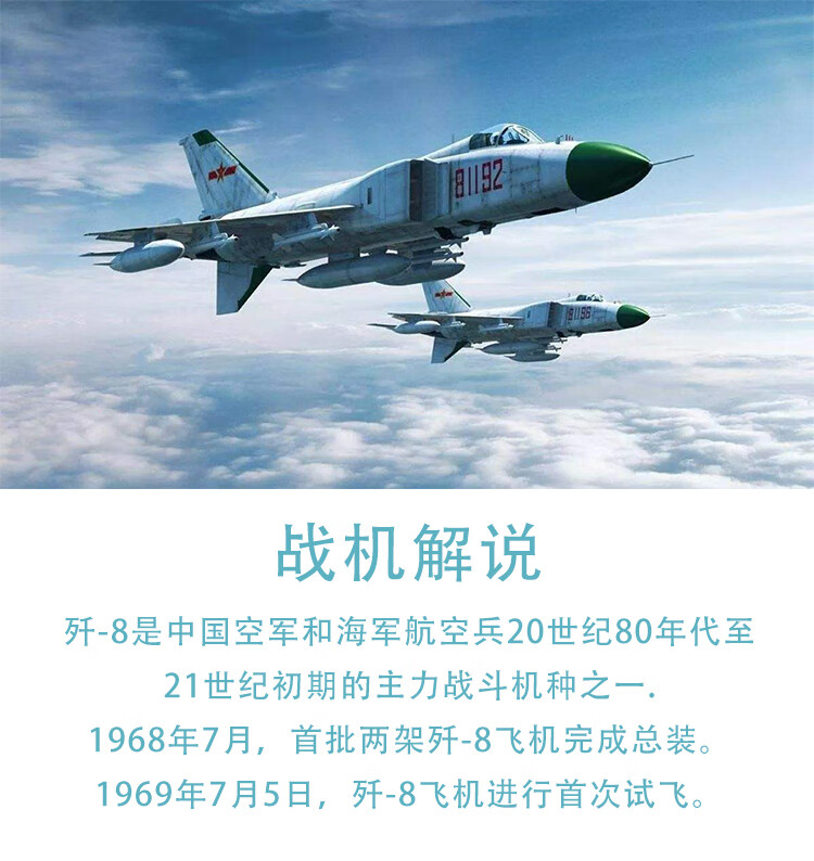 歼5歼6歼7歼10歼15歼20歼31苏35空警2000运20直8直9直十仿真合金飞机