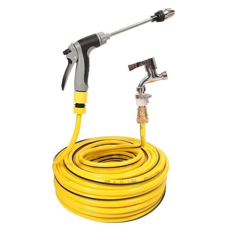 高压家用洗车水枪套装浇花防冻防爆软水管水枪头汽车用品刷车工具t8长