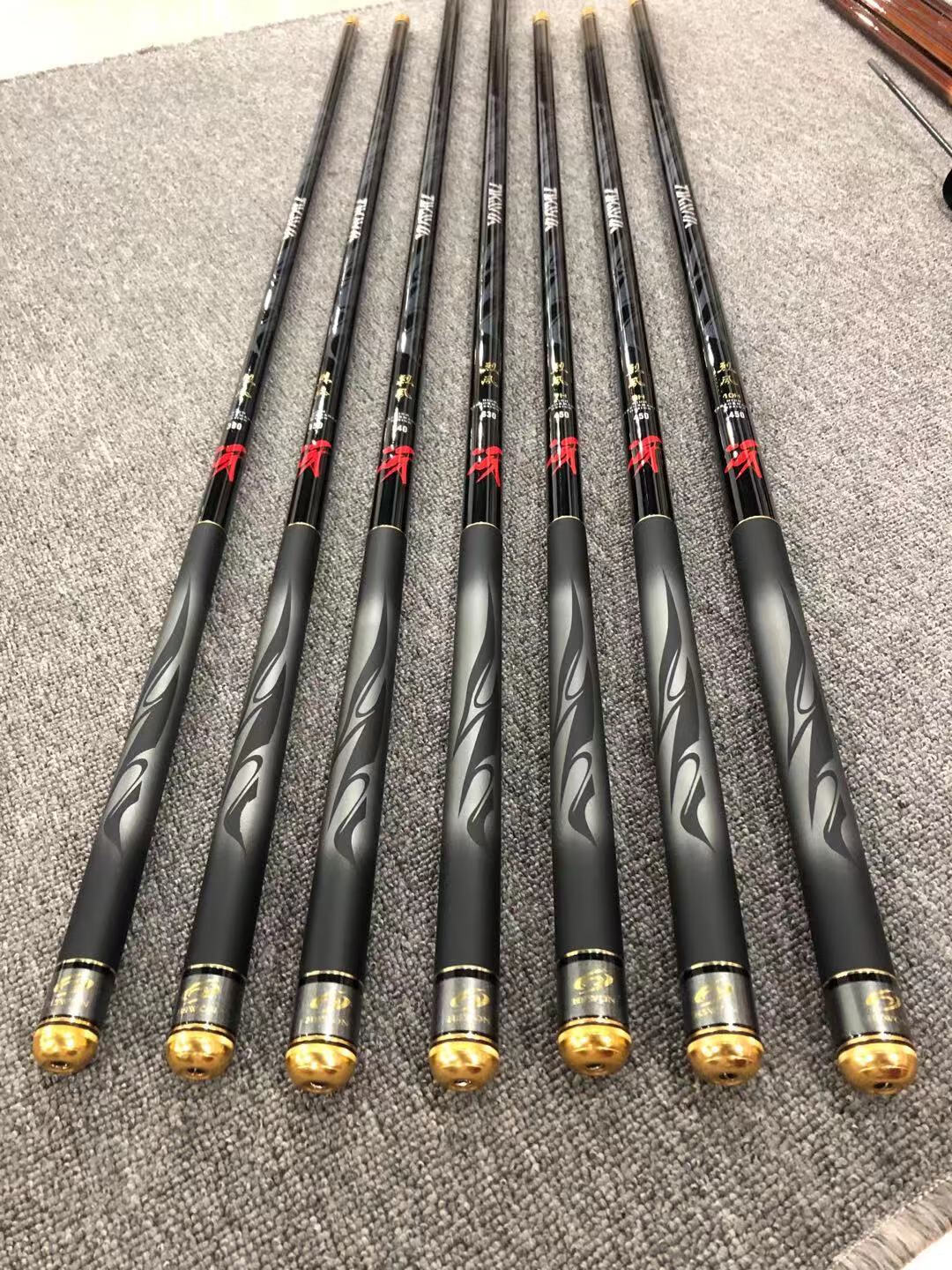 达瓦烈风6h达瓦烈风冴黑镜6h19调鱼竿超轻超硬台钓竿罗非竿黑坑鱼竿