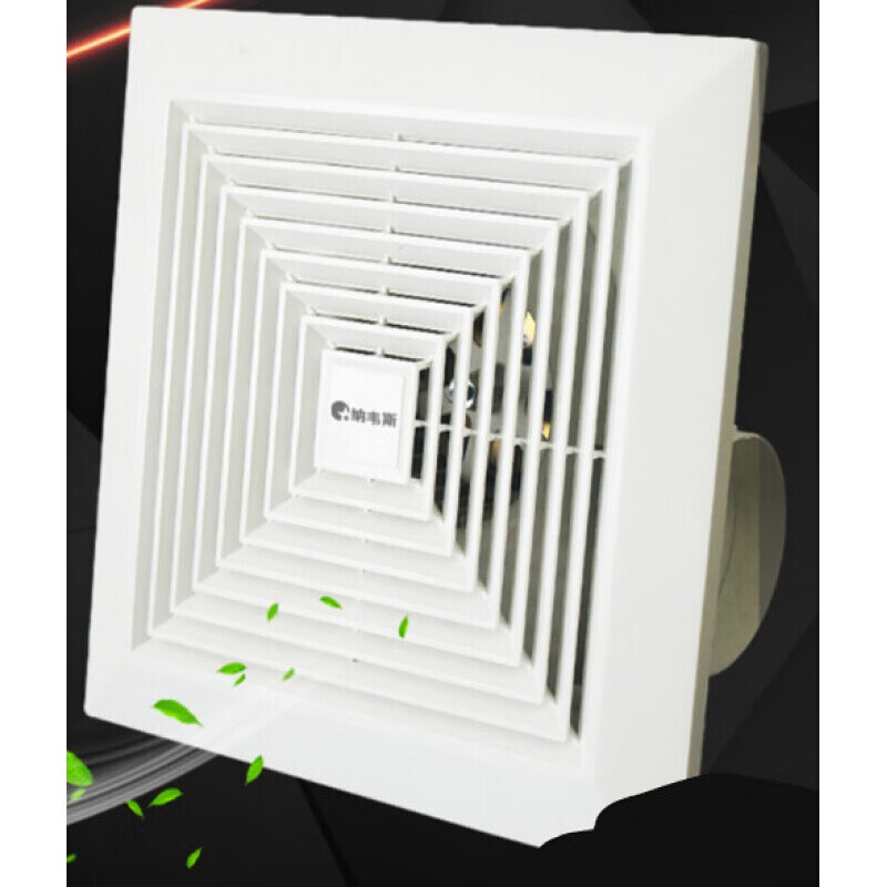 吊顶换气扇管道排气扇吸顶式卫生间强力厕所排风扇家用 吊顶款38b 80w