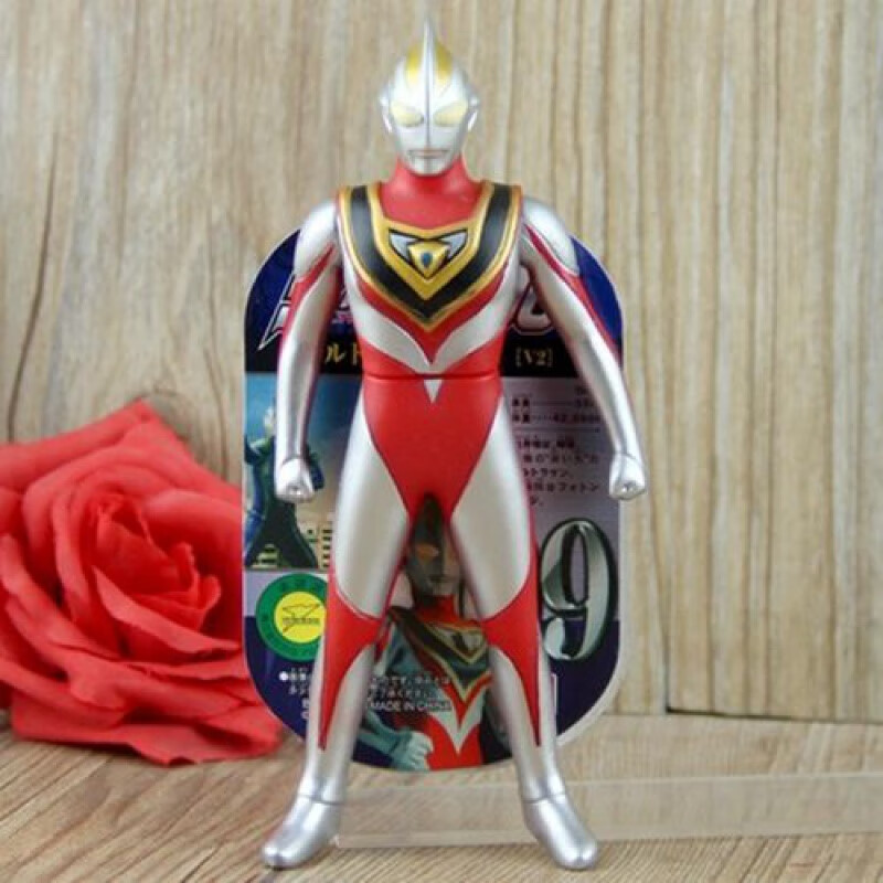 定制银河火花奥特曼500系列软胶可动人偶玩具迪迦戴拿赛罗高斯贝利亚