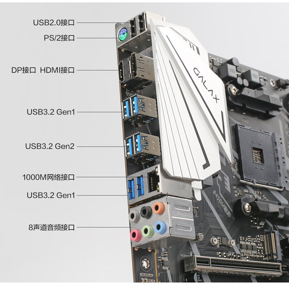 影驰h510m主板接线图解图片