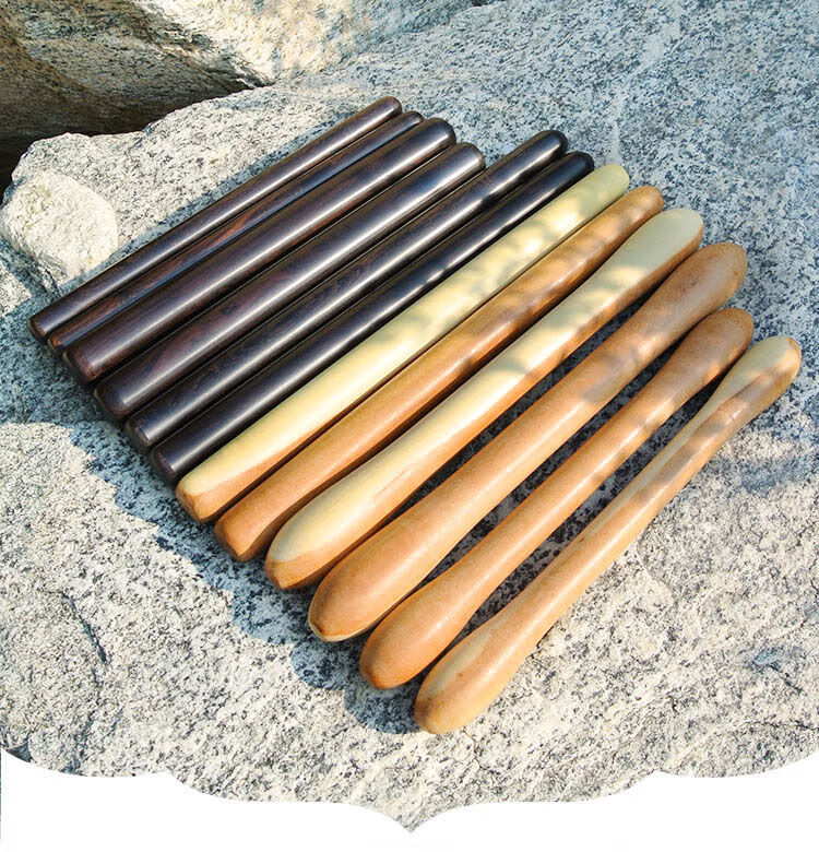 大鼓棒鼓槌乌木战鼓锤威风鼓棒枣木堂鼓棒可定制木质醒狮鼓棍实木乌木