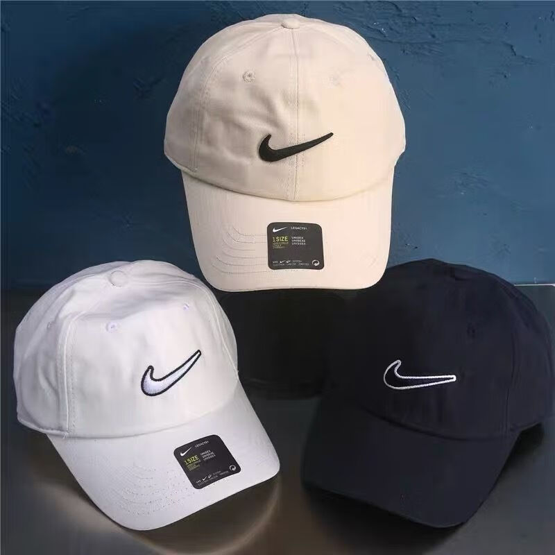 耐克(nike)新款软顶刺绣棒球帽镂空刺绣男女可调节鸭舌帽子遮阳简约时