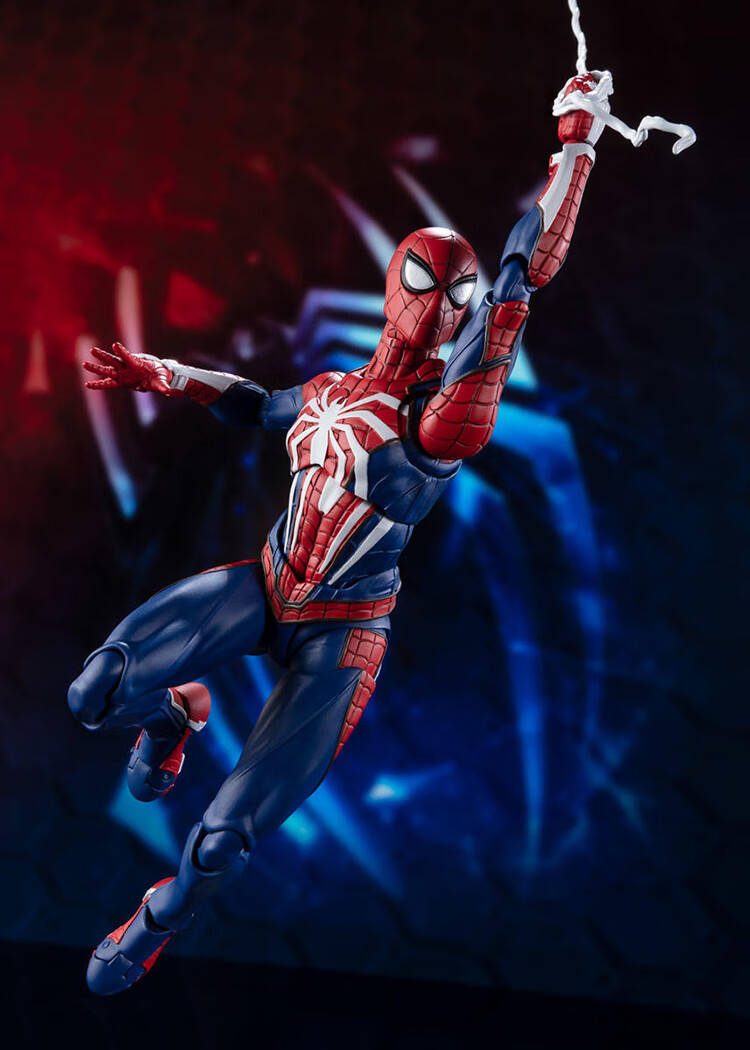 兰如shf漫威复仇者联盟蜘蛛侠1:1升级战衣关节可动玩具模型2022新款