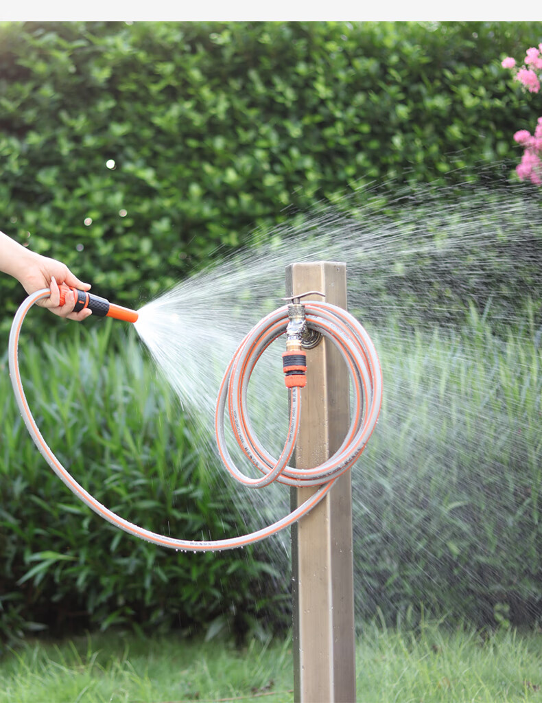 蝴蝶说阳台喷水枪洗车水管软管接水龙头高压强力直喷枪家用喷头浇花