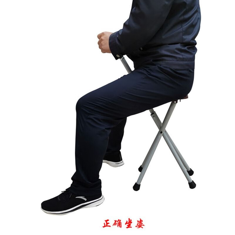 拐杖凳便携凳老人拐杖带板凳四脚老年人用的拐杖带凳子座椅凳可伸缩