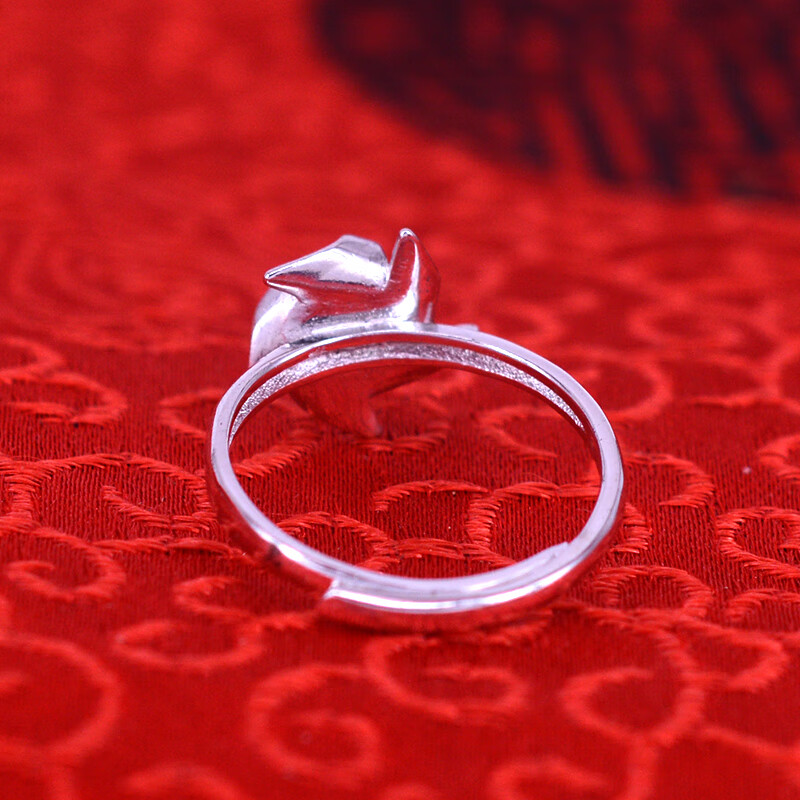 abay银饰925银镶活口戒指风车女士银指环磨砂银戒时尚个性大风车女款