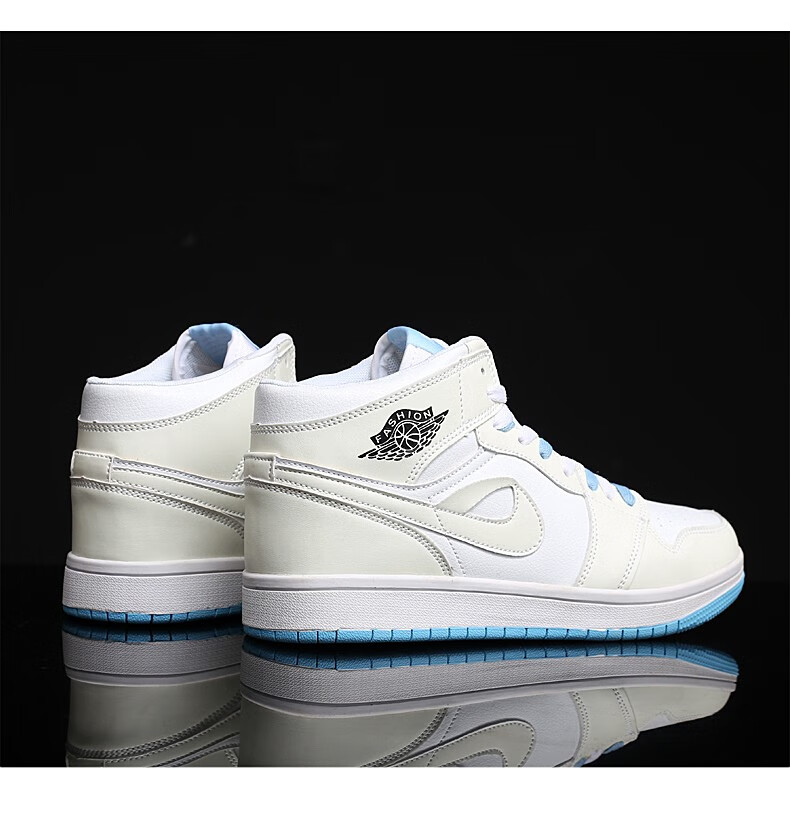 变色龙空军一号休闲板鞋女运动鞋aj女鞋秋冬季莆田高帮情侣鞋af1涂鸦