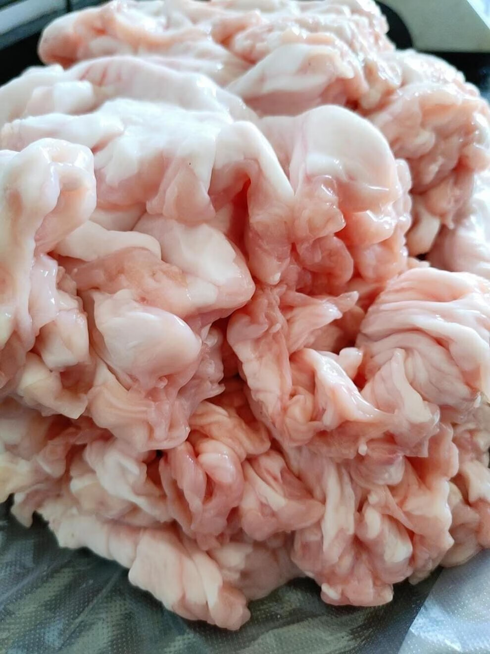 斯农 速运 土猪鸡冠油猪大油花脂油速冻 鸡冠油3斤(去淋巴)【图片