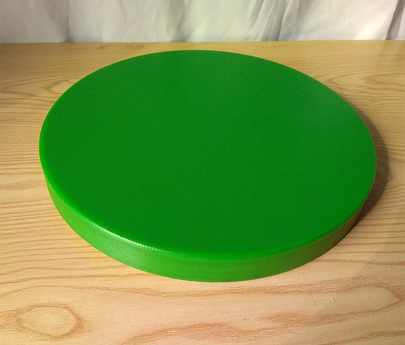 菜板抗菌防霉酒店学校家用菜墩子绿色红色黄色 直径38*厚4cm备注颜色