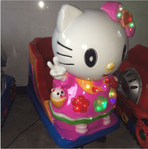 超市便利店门口儿童坐的电动摇摇车2022投币kt猫儿童超市商用凯蒂猫