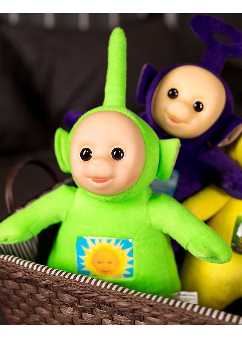 天线玩偶宝宝毛绒玩具公仔睡觉安抚布娃娃带孩子生日礼物 紫色丁丁