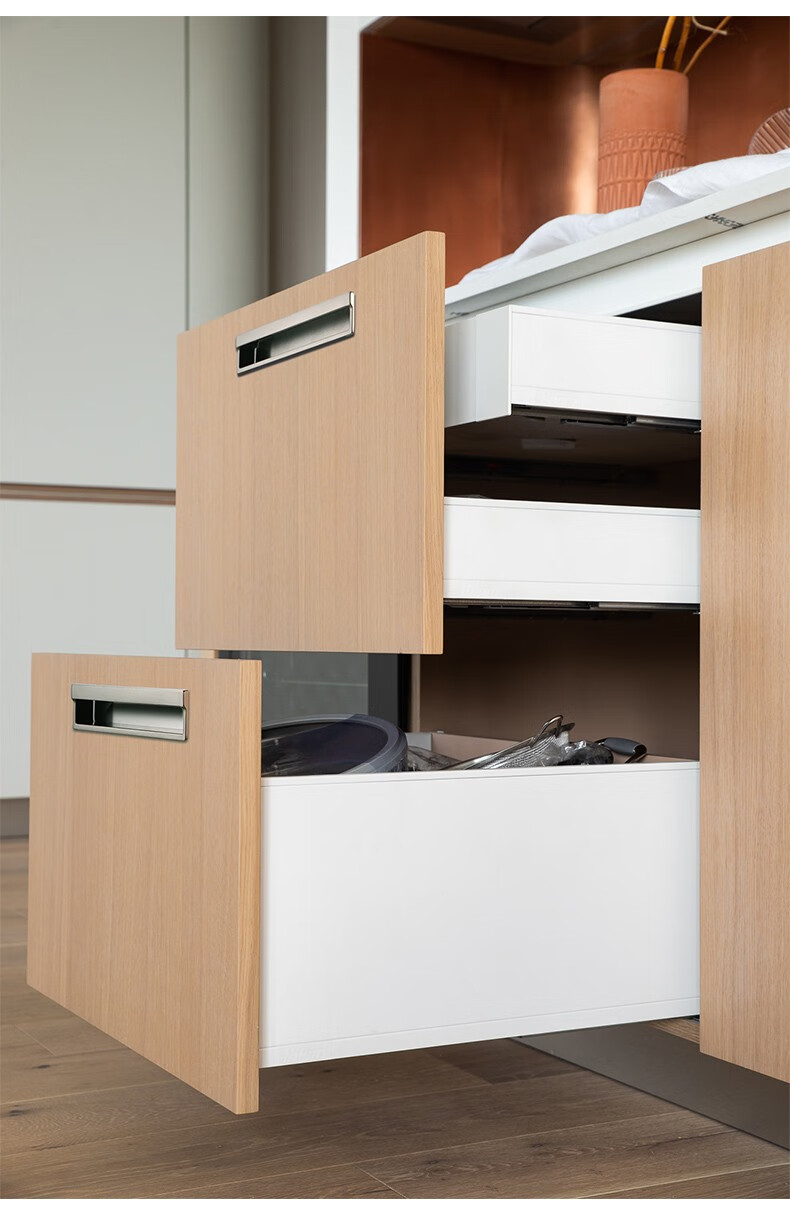 德国海福乐hafele 家具柜门内嵌式抽屉暗拉手 现代简约隐形衣柜移门